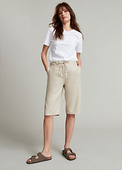 Freemans Stone Linen Shorts