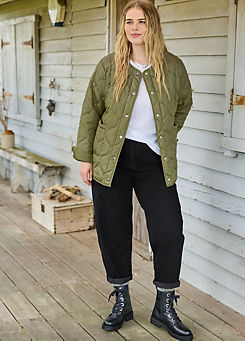 Freestyle Laura Green Quilted Jacket