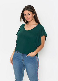 Frilly Sleeve T-Shirt
