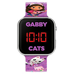Gabby’s Dollhouse Disney Purple Printed Strap LED Watch
