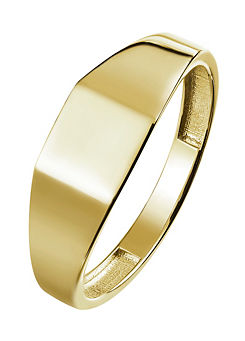 Gorgeous Gold 9ct Yellow Gold Square Signet Ring