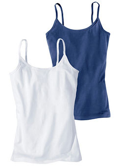H.I. S Pack of 2 Spaghetti Strap Tops