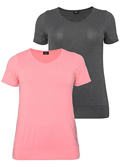 H.I.S Pack of 2 Workout T-Shirts