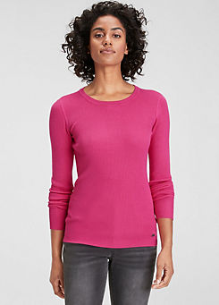 H.I.S Ribbed Long Sleeve Top
