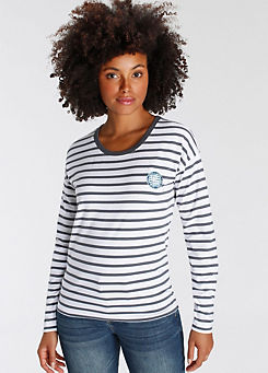 H.I.S Striped Long Sleeve Top