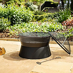 Havana Leon Firepit with Cooking Grill
