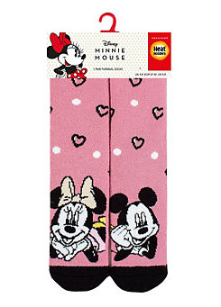 Heat Holders Ladies 1 Pr Lite Socks- Minnie Mouse