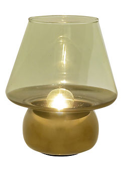 Hestia Green & Gold LED Lamp 20.5 cm