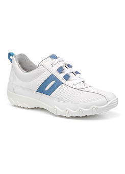 Hotter Leanne II White Blue Wide Women’s Active Shoes