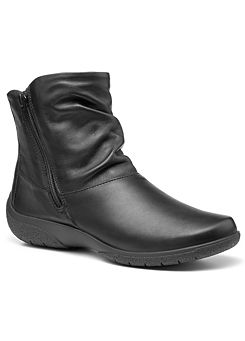 Hotter Whisper Wide Black Casual Boots