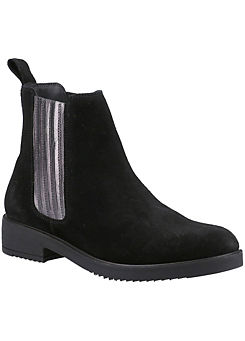 Hush Puppies Black Stella Ankle Boots