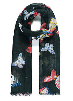 Intrigue Scatter Butterfly Scarf