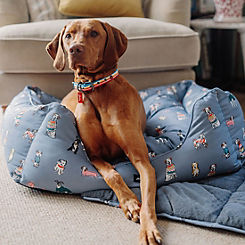 Joules Rainbow Dogs Box Bed