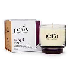 Just Be Botanicals Tranquil Relax & Unwind Coconut Wax Aromatherapy Candle