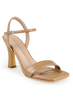 Kaleidoscope Nude Barely There Heeled Sandals