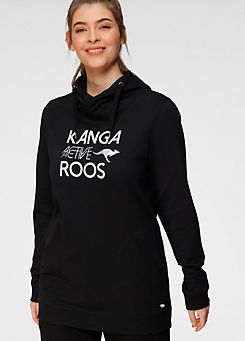 KangaROOS Logo Print Hoodie