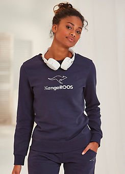 KangaROOS Logo Print Sweatshirt