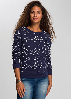 KangaROOS Long Sleeve Printed Sweatshirt