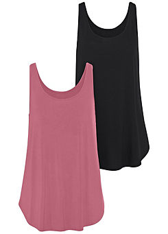 LASCANA Pack of 2 Tank Tops