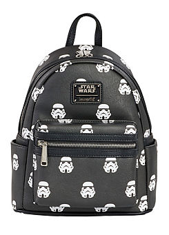 Loungefly Stormtrooper All Over Print Mini Faux Leather Backpack