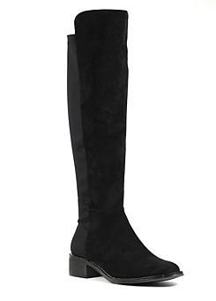 Lunar Georgette Black Long Boots