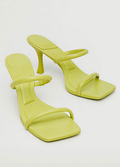 Mango Bright Yellow Par Sandals