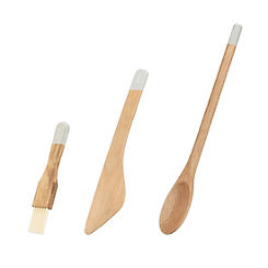 Mary Berry At Home Spatula, Pastry Brush, Spoon Gadget Set
