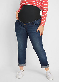 Maternity Cropped Jeans