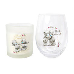 Me to You Friend Glass and Candle Set