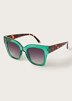 Monsoon Colour Block Tortoiseshell Sunglasses