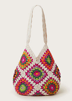 Monsoon Crochet Shopper Bag