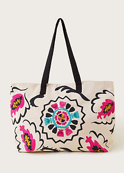 Monsoon Embroidered Beach Bag