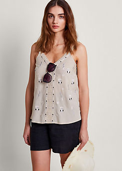Monsoon Fia Embroidered Cami