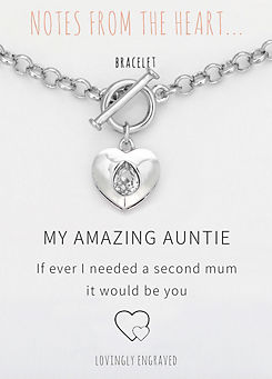 Notes From The Heart ’My Amazing Auntie’ Bracelet