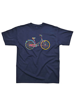 PD Moreno Men’s Colourful Bicycle T-Shirt