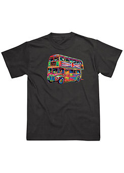 PD Moreno Men’s Double Decker Bus T-Shirt