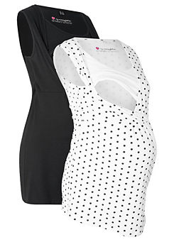 Pack of 2 Maternity Tops