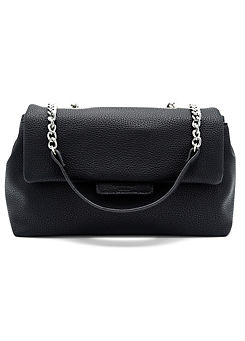 Paradox London Black Faux leather ’Ophelia’ Soft Handbag