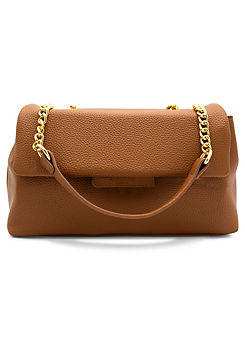 Paradox London Tan Faux leather ’Ophelia’ Soft Handbag