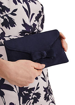 Phase Eight Structured Bow Clutch Bag