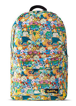 Pokemon All-over Characters Print Backpack