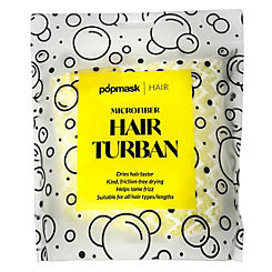 Popmask Yellow Microfiber Hair Turban