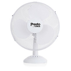 Presto by Tower 16-Inch Desk Fan - White