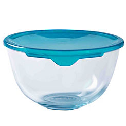 Pyrex Glass Bowl with Lid 17 cm