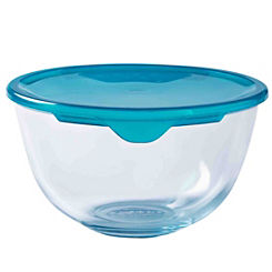Pyrex Glass Bowl with Lid 21 cm