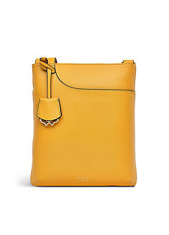 Radley London Orange Anniversary - Camden Collection - Pockets Icon Medium Zip-Top Cross Body Bag