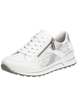 Rieker Side Zip Lace-Up Trainers