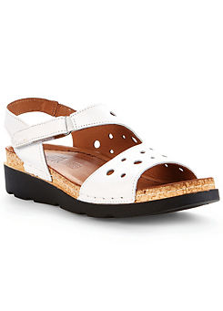 Riva Low Wedge Strap Sandals