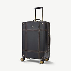 Rock Vintage 8 Wheel Medium Suitcase