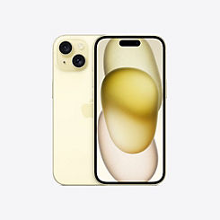 SIM Free Apple iPhone 15 256GB - Yellow
